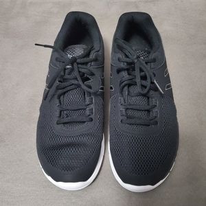 Asics, 10.5, Black/Sliver/White